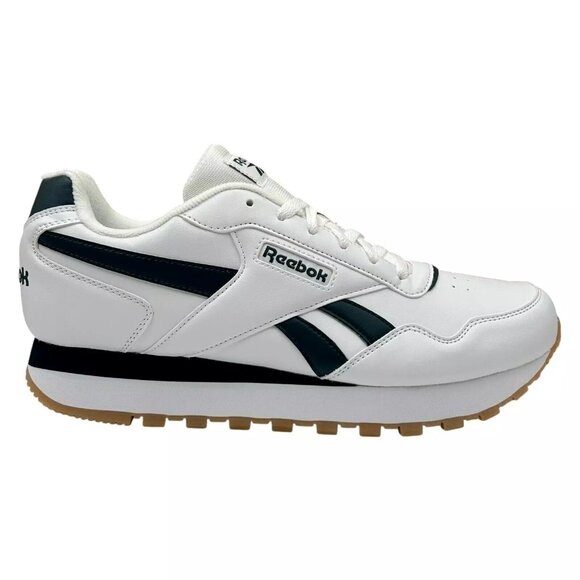 Reebok Harman Run Men's Classic Style Sneakers Size 10 White/Navy Blue Ortholite - Picture 2 of 13